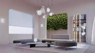 Futuristic interior design