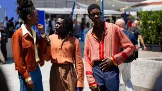 Guests at Pitti Uomo