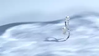 Mikimoto Lumière Perle engagement rings