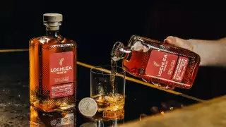 Lochlea Red Wine Cask whisky duo