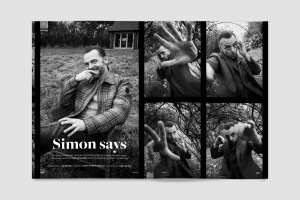 Simon Pegg for Square Mile magazine