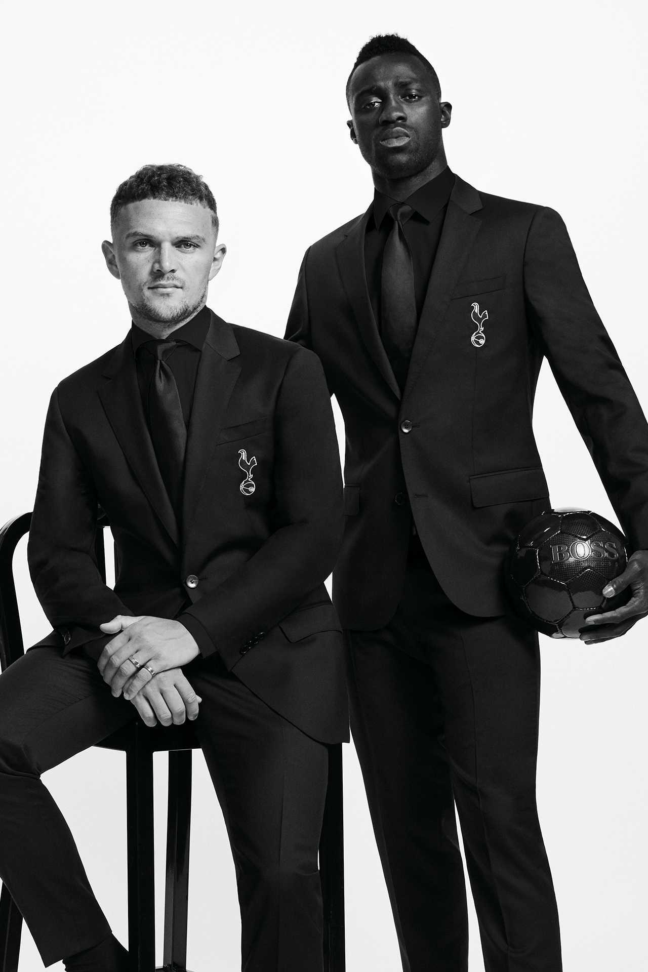 KIERAN TRIPPIER AND DAVINSON SANCHEZ in Hugo Boss