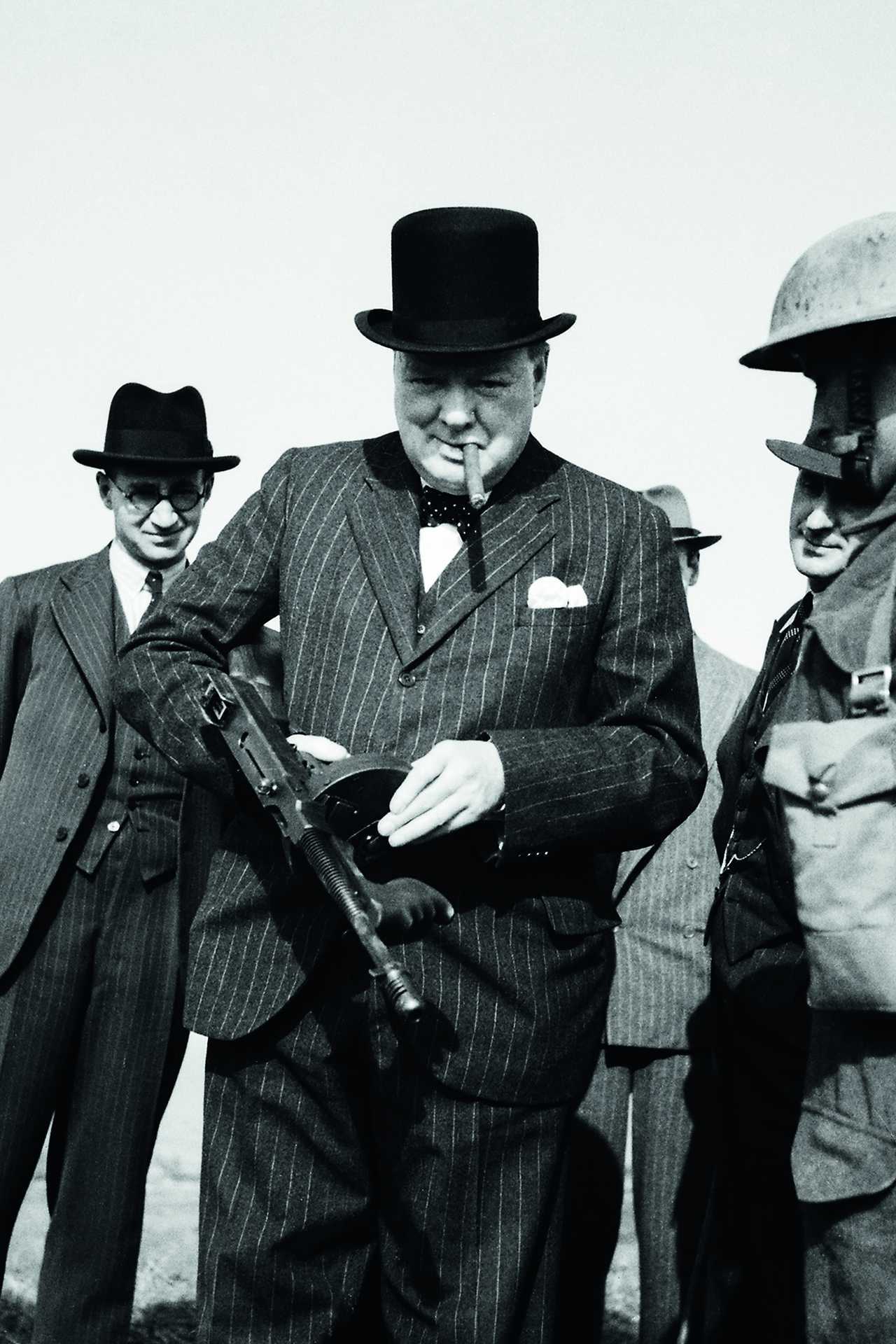 Churchill wearing Henry Poole