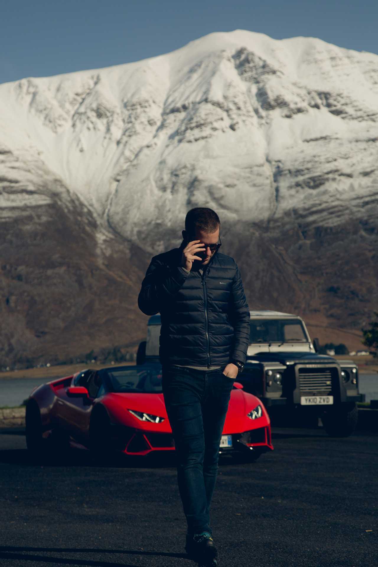 Lamborghini Huracan EVO Spyder on Scotland's North Coast 500 Photographed by Michael Shelford