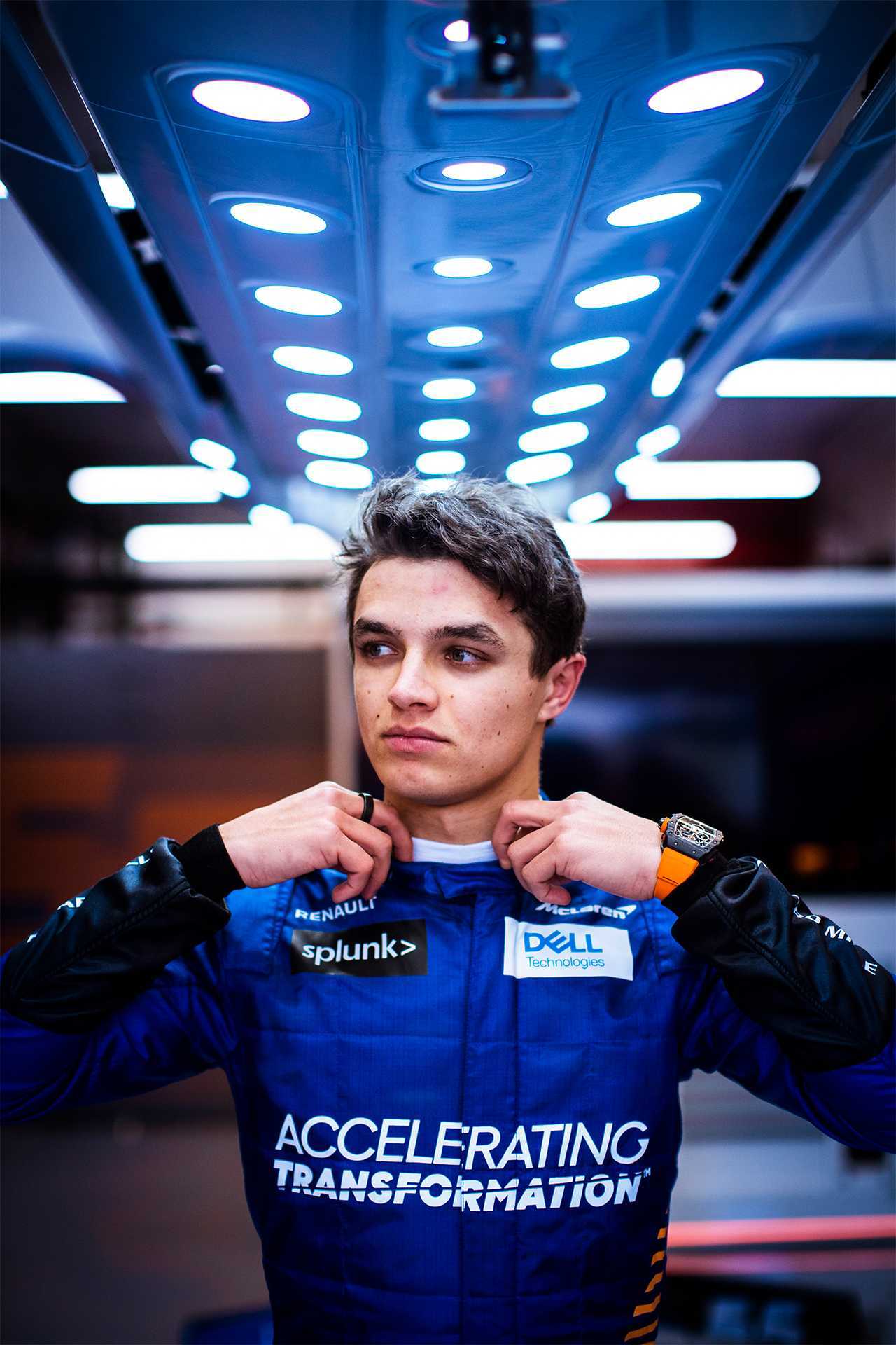 Lando Norris McLaren Formula One racing driver