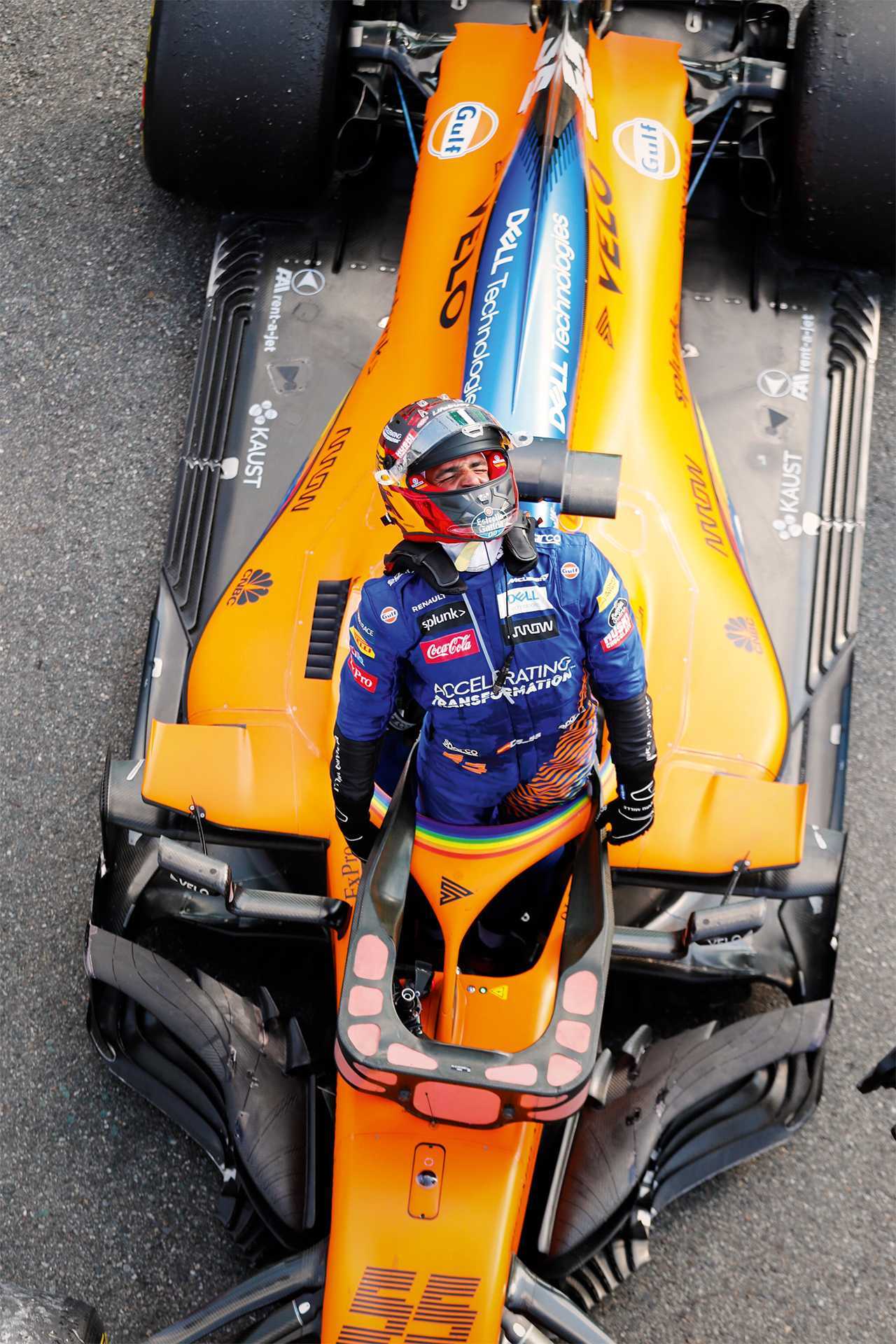 Carlos Sainz Jr, McLaren racing driver at the 2020 Italian Grand Prix