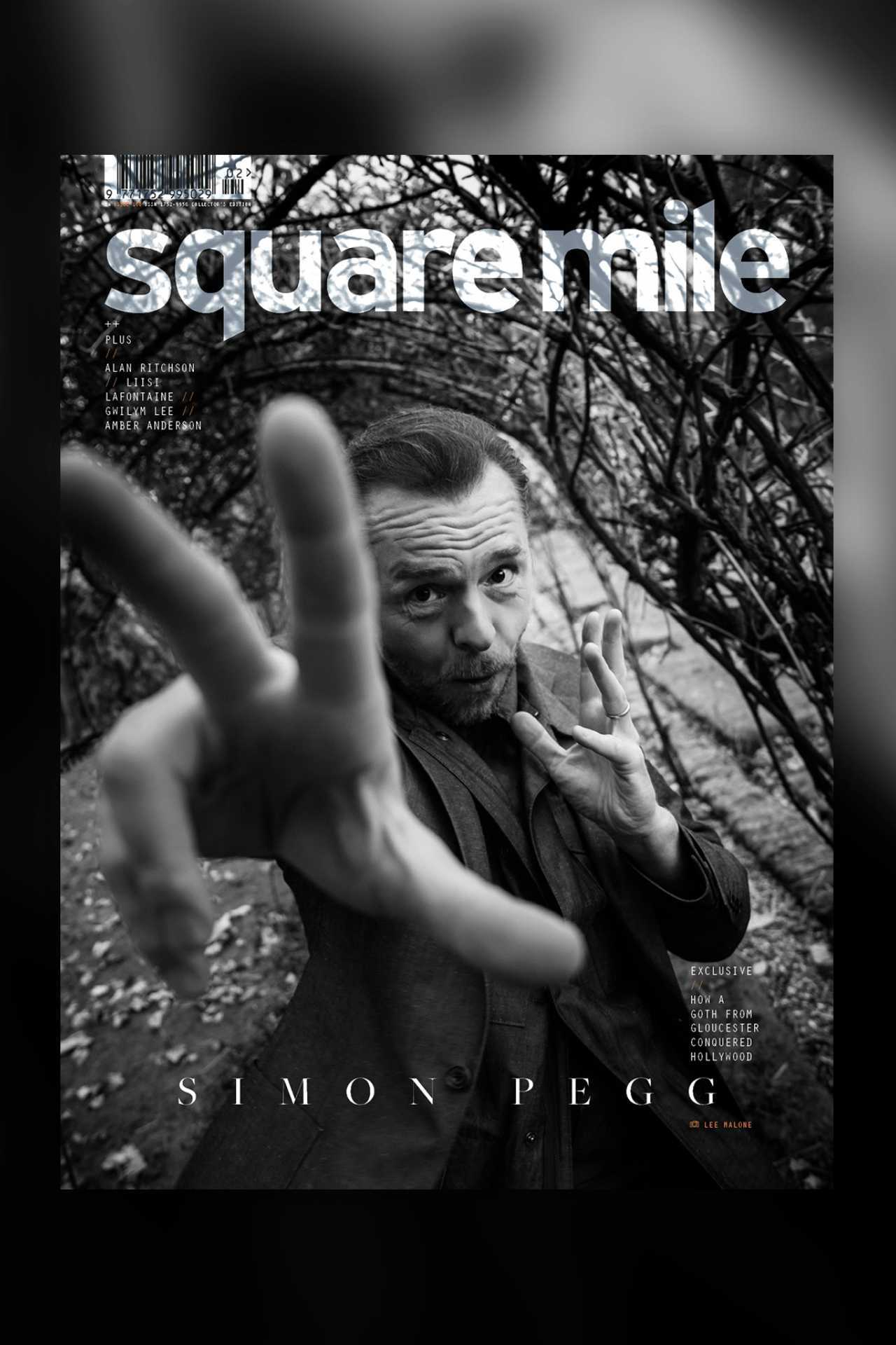 Simon Pegg Subscribers' cover – Square Mile