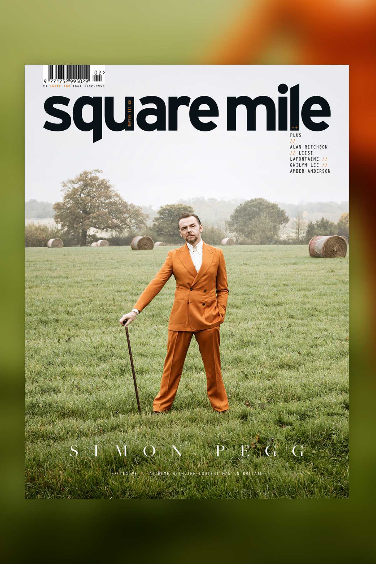 Simon Pegg Newsstand cover – Square Mile