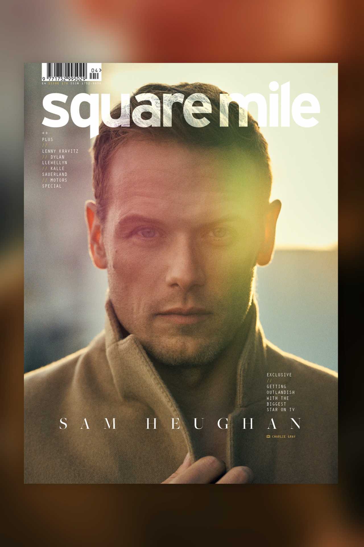 Sam Heughan photographed for Square Mile magazine, May 2022
