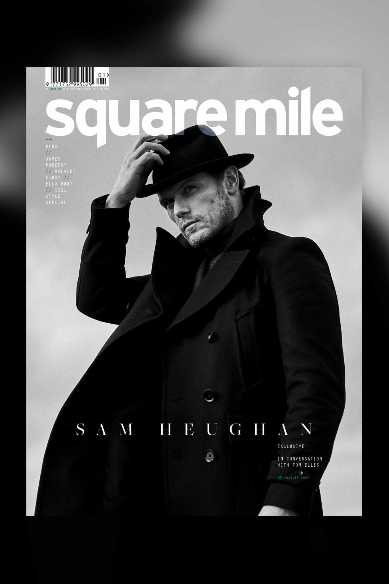 Sam Heughan photographed by Charlie Gray for Square Mile magazine