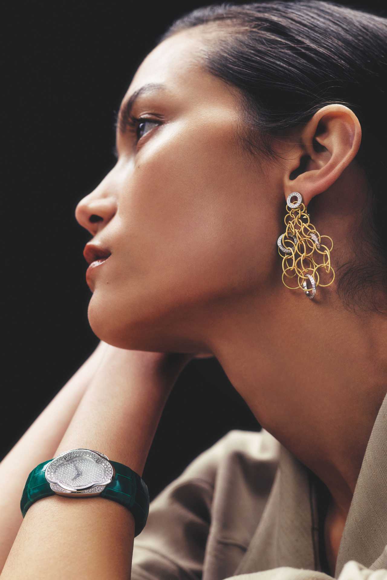 BUCCELLATI Hawaii diamond earrings