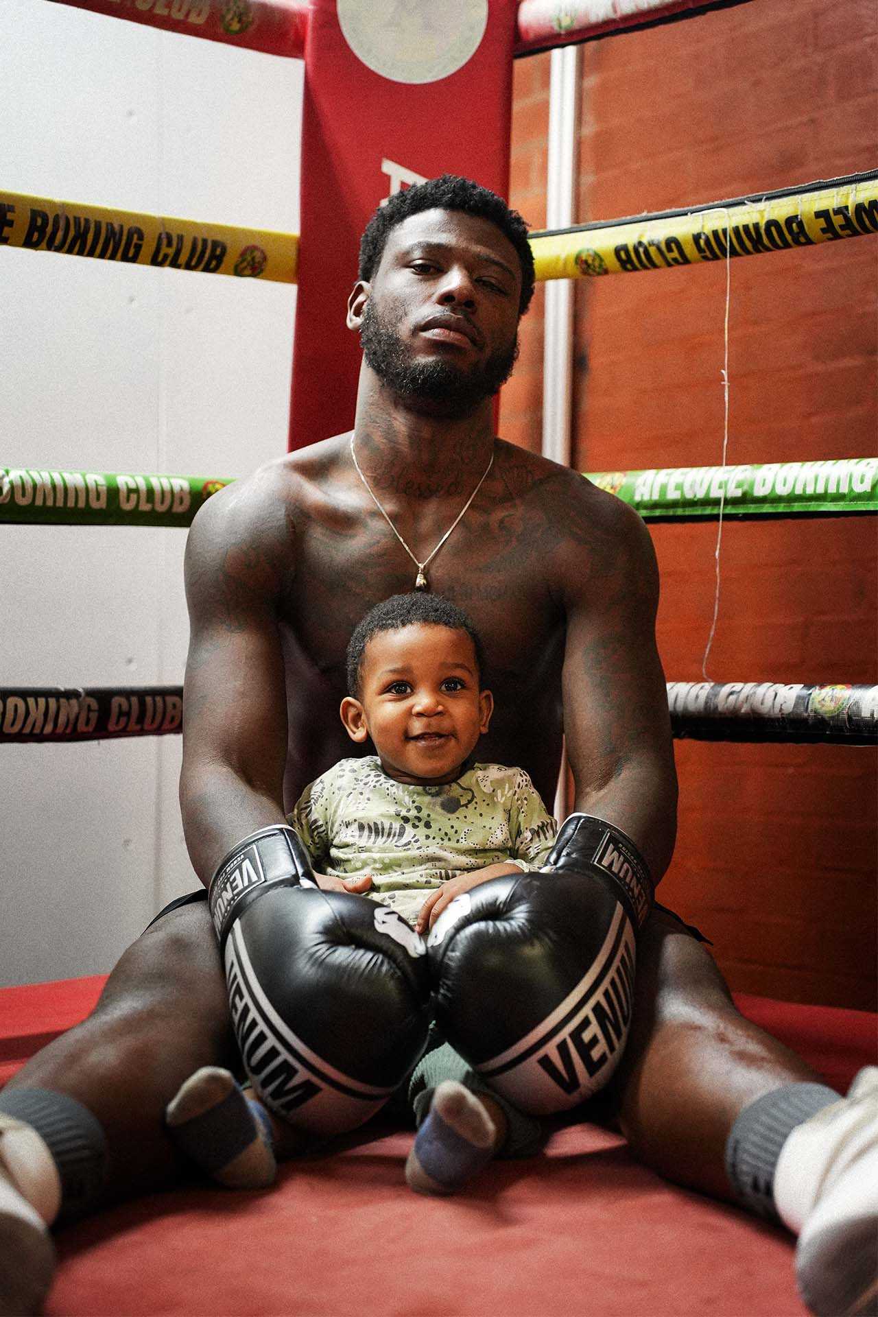 Isaac Chamberlain and his son Zion