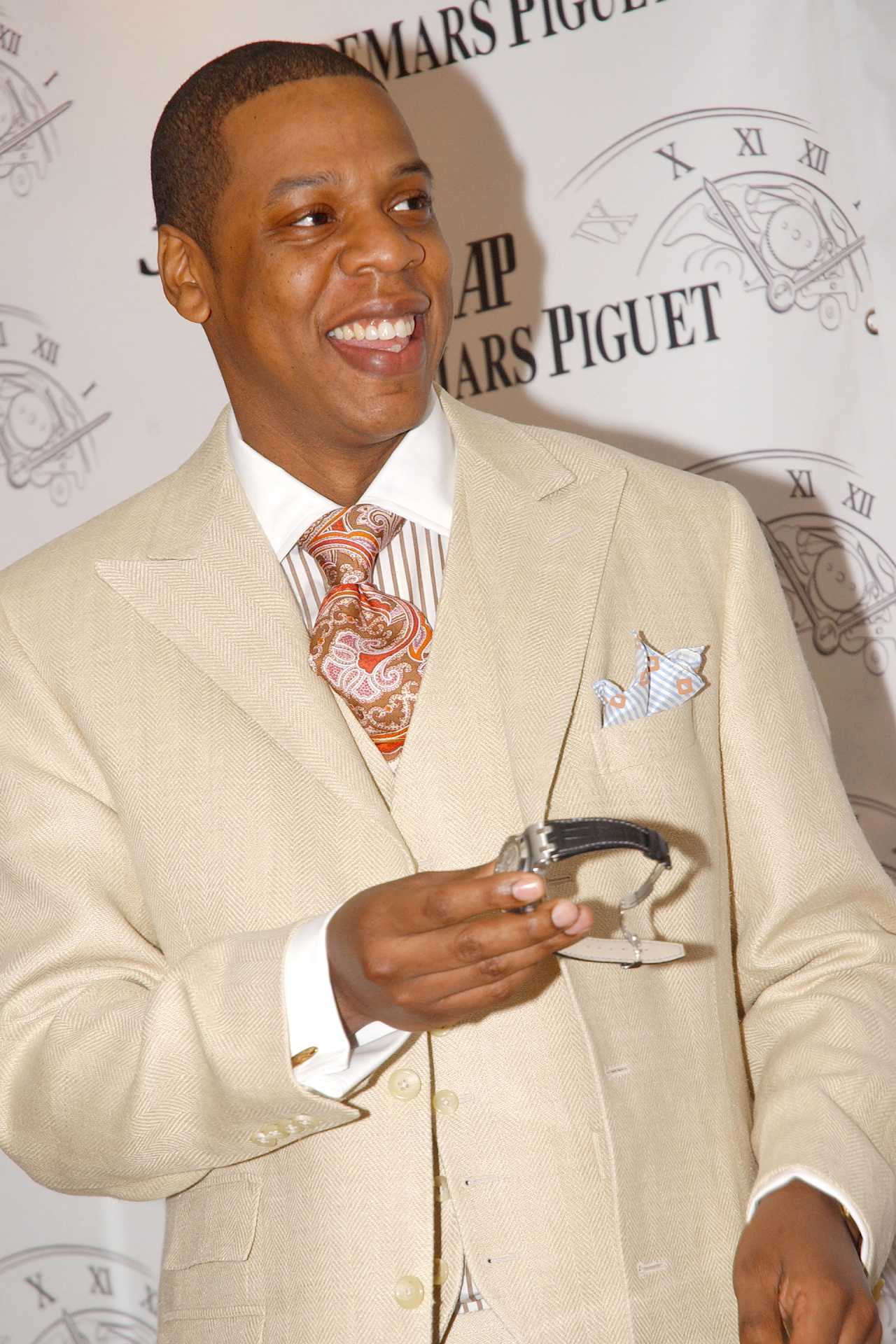 Jay-Z with his Audemars Piguet Royal Oak Offshore