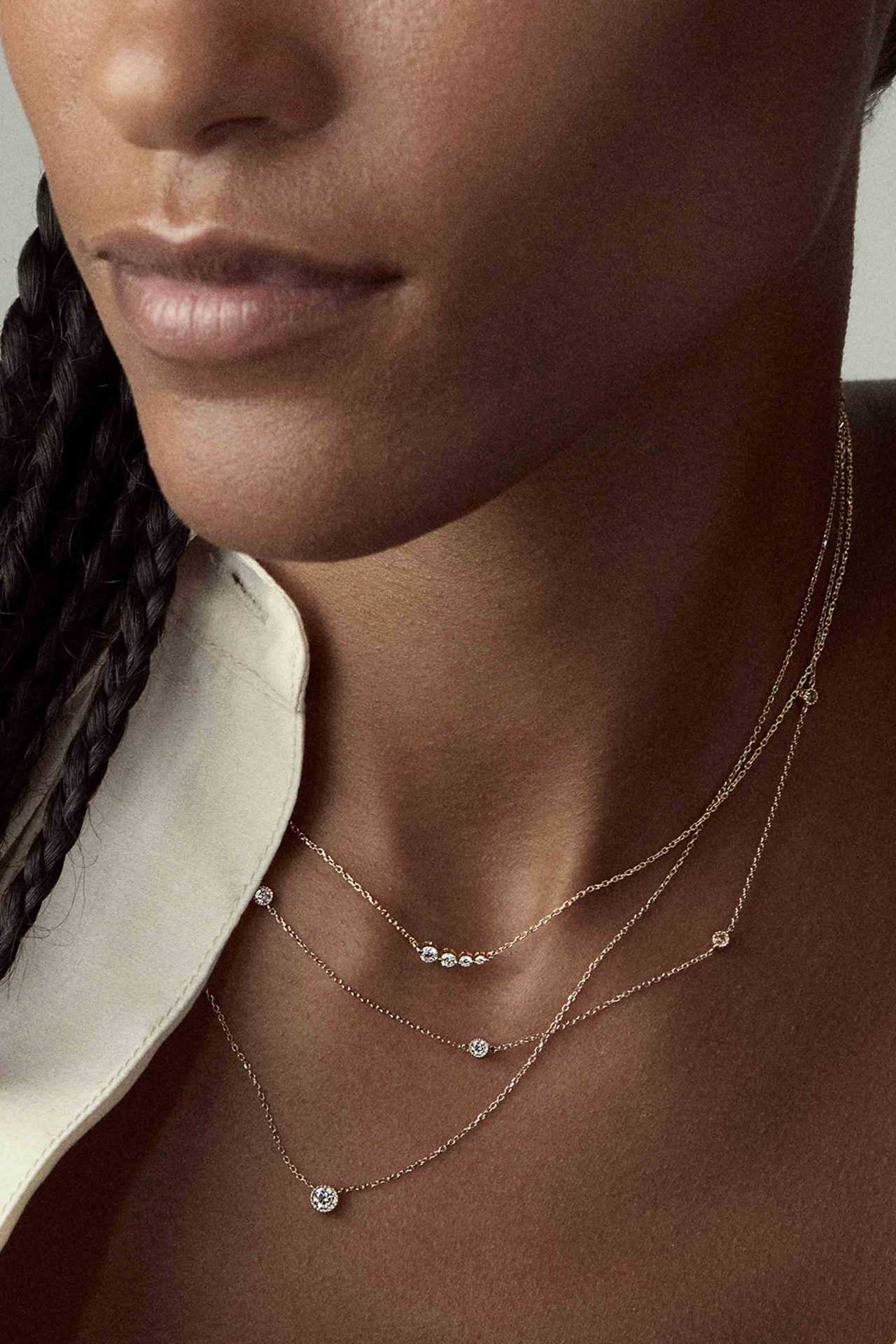 Diamond Necklaces, from &pound;295