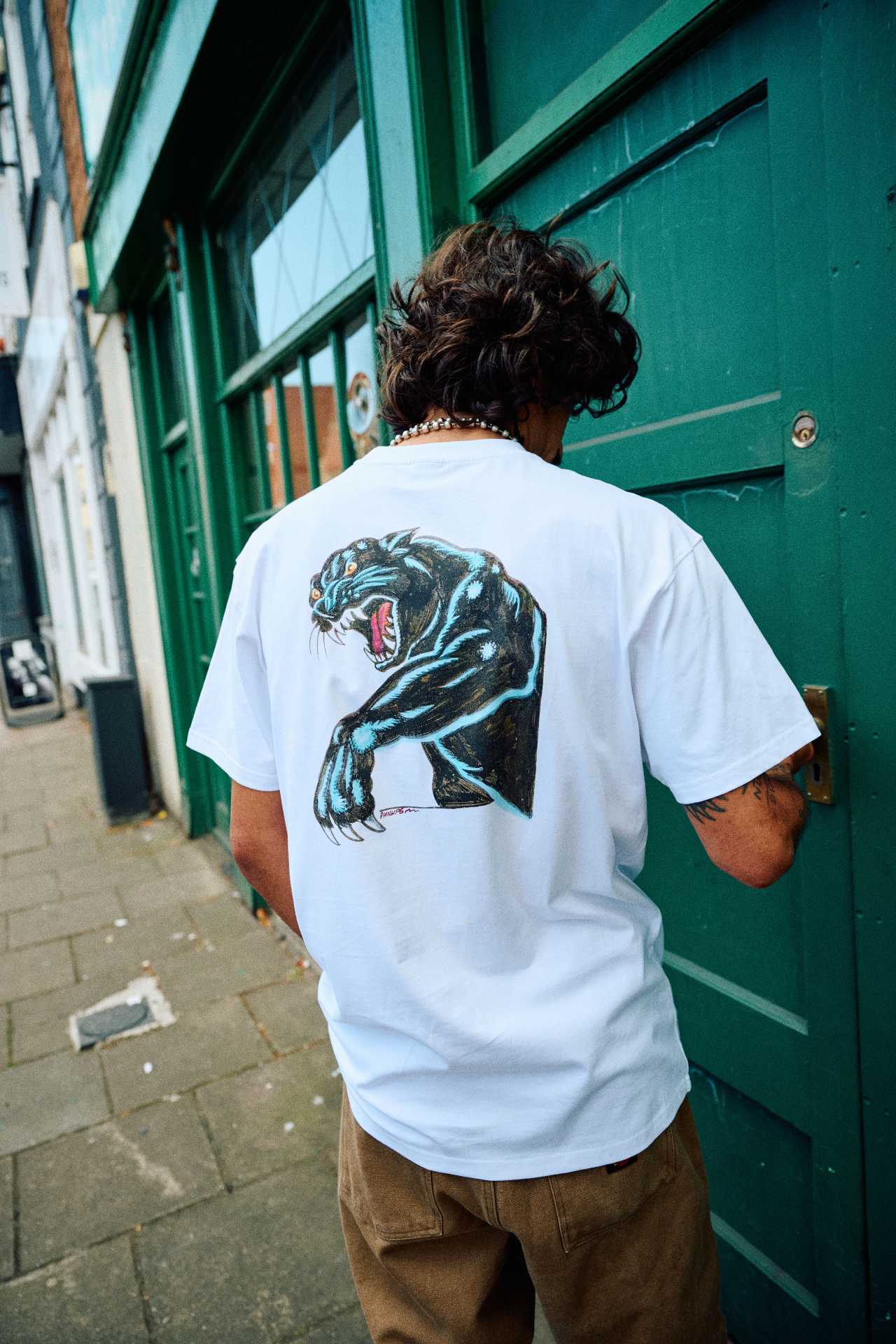 Model wearing Santa Cruz