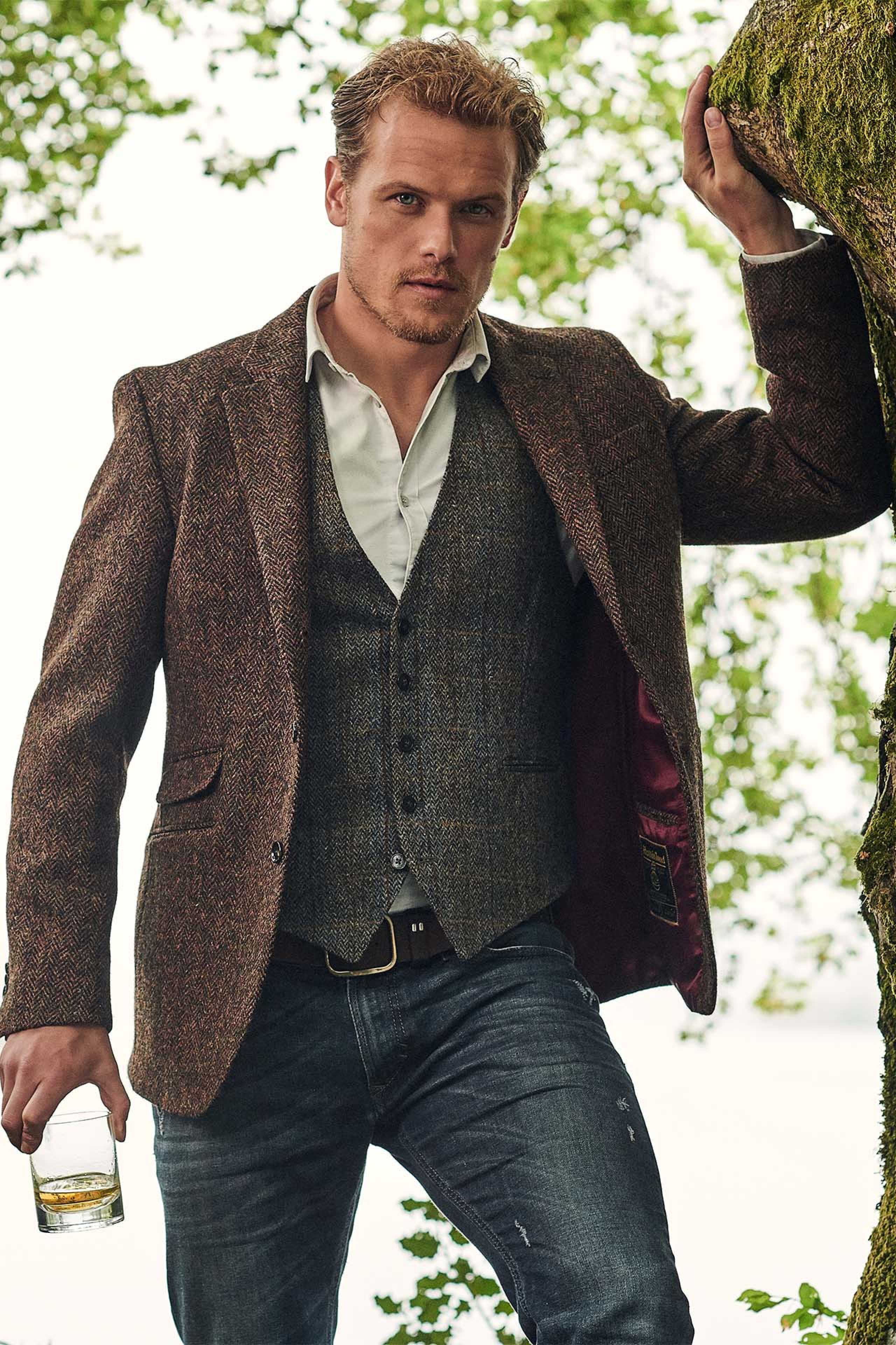 Sam Heughan "Whisky goes with everything" Square Mile