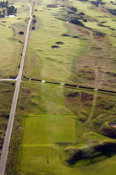 Carnoustie Golf Links 6th Hole &ndash; aerial view