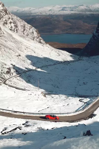 Lamborghini Huracan EVO Spyder on Scotland's North Coast 500 Photographed by Michael Shelford