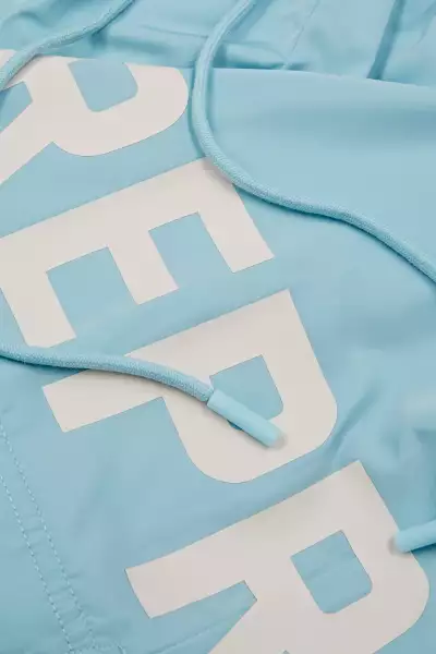 Represent Logo-print shell swim shorts