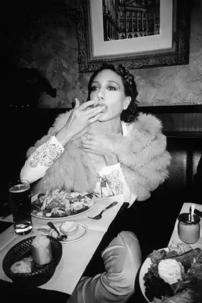 Marisa Berenson, Haddi & More magazine, Paris, 2005