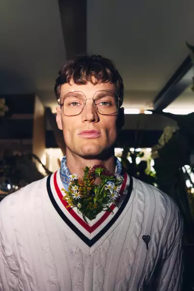 Model wearing Open Era clothes