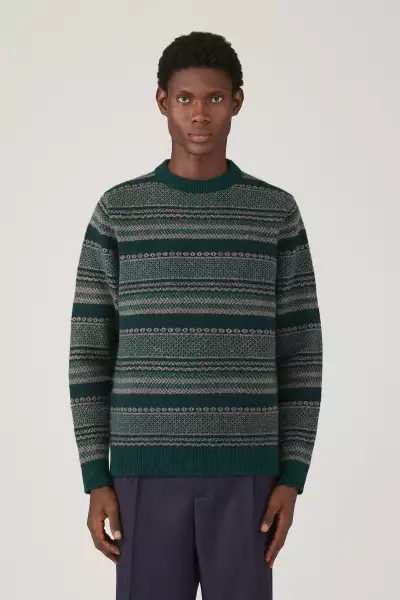 Sunspel Fair Isle Jumper, &pound;465, sunspel.com