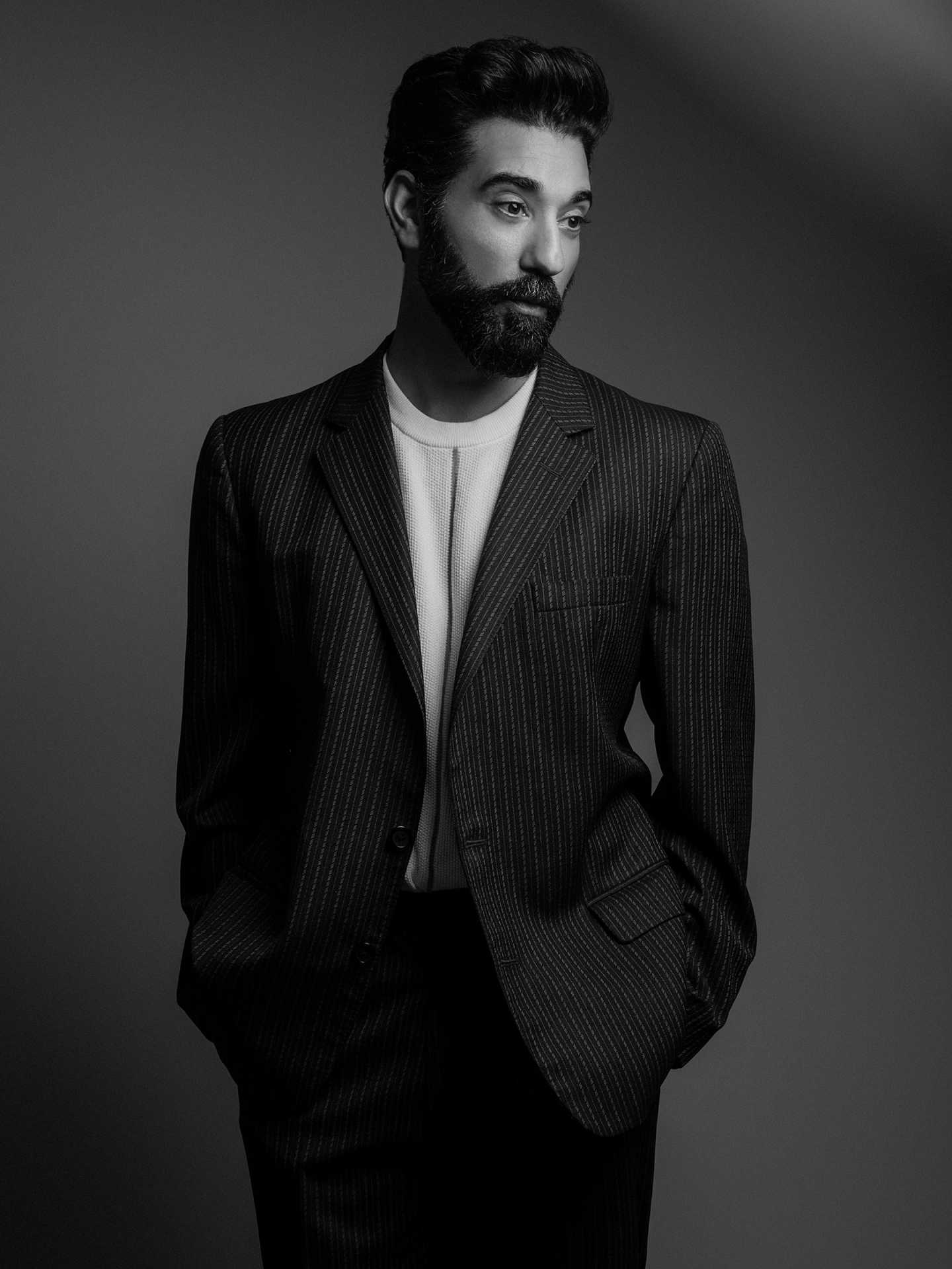 Photography and styling: Lefteris Primos | Hair and makeup: Lauren Griffin | Suit: Vintage Monsieur