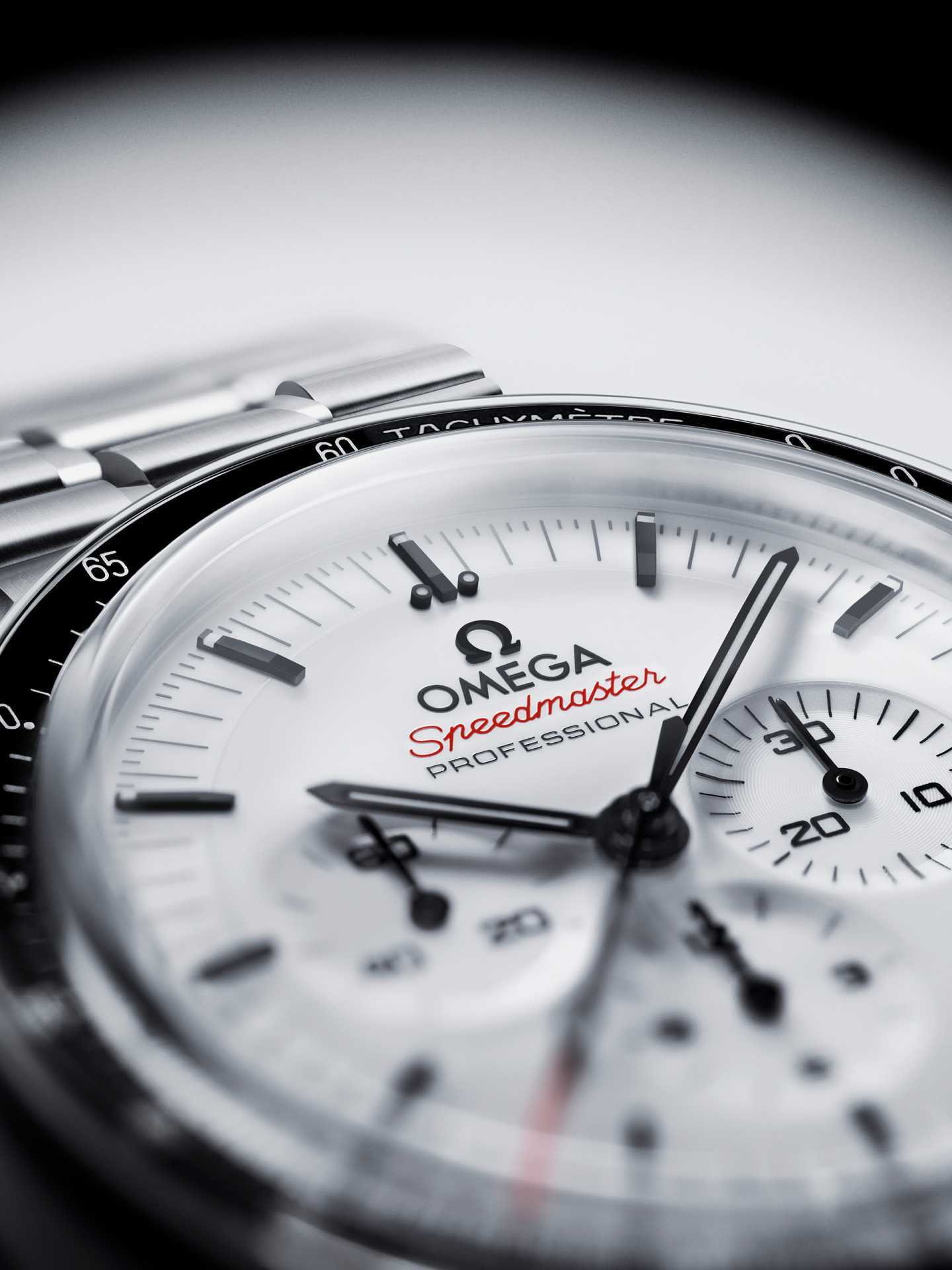 Omega Speedmaster white dial