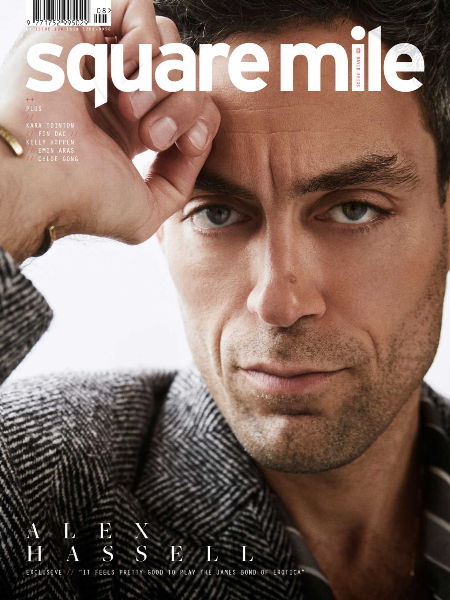 Alex Hassell photographed for Square Mile issue 194 by David Reiss - Newsstand Cover