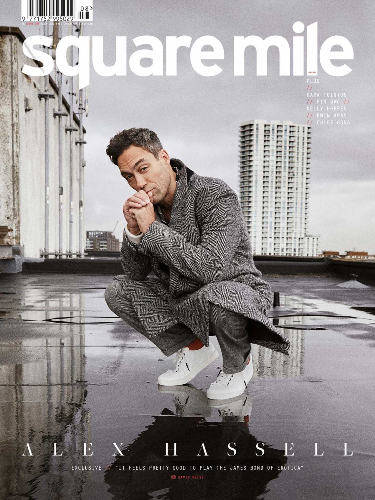 Alex Hassell photographed for Square Mile issue 194 by David Reiss - Collector's Cover