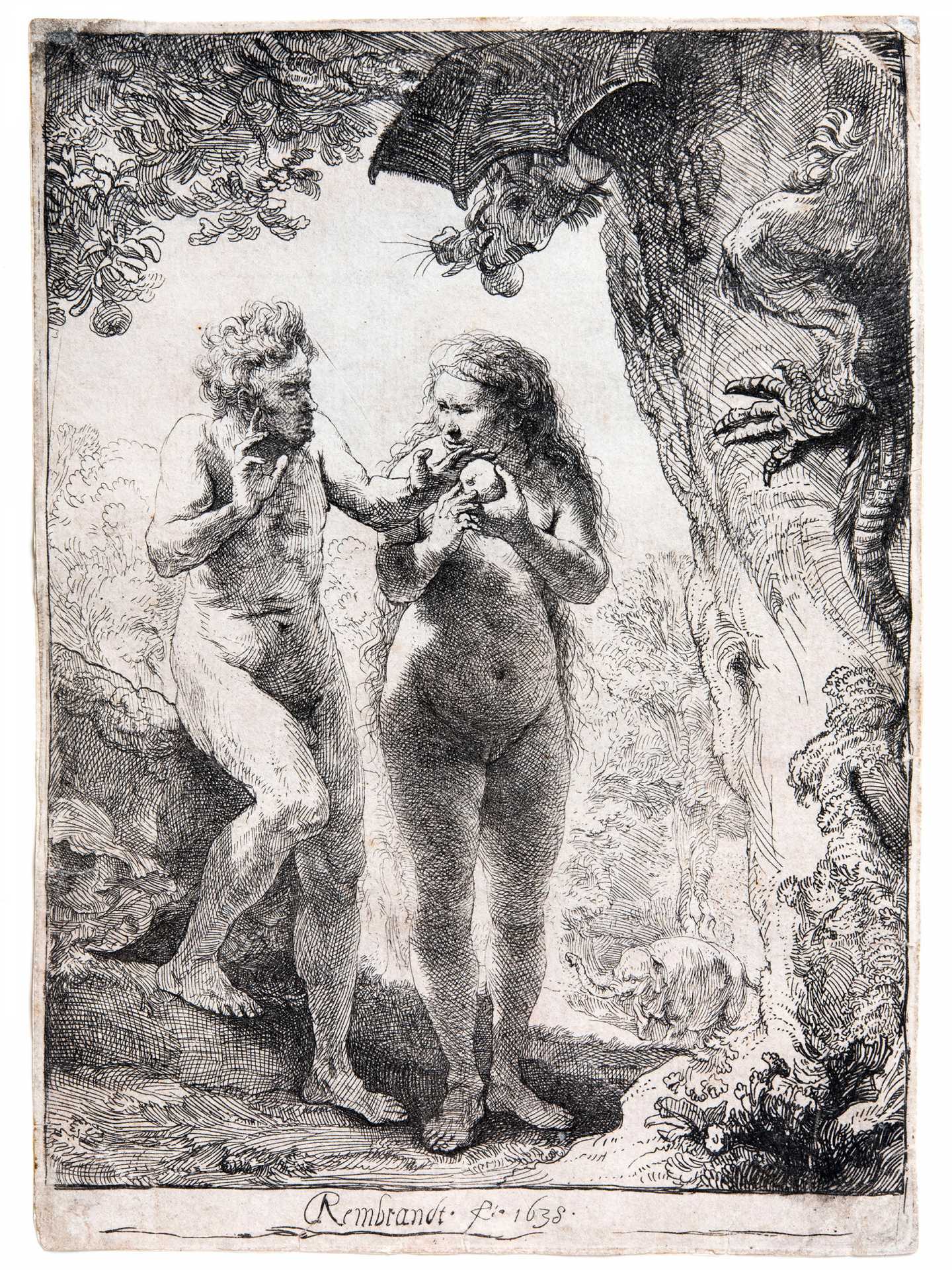 Adam & Eve, 168, by Rembrandt van Rijn, Neumark Family Collection Adam & Eve, 168, by Rembrandt van Rijn, Neumark Family Collection