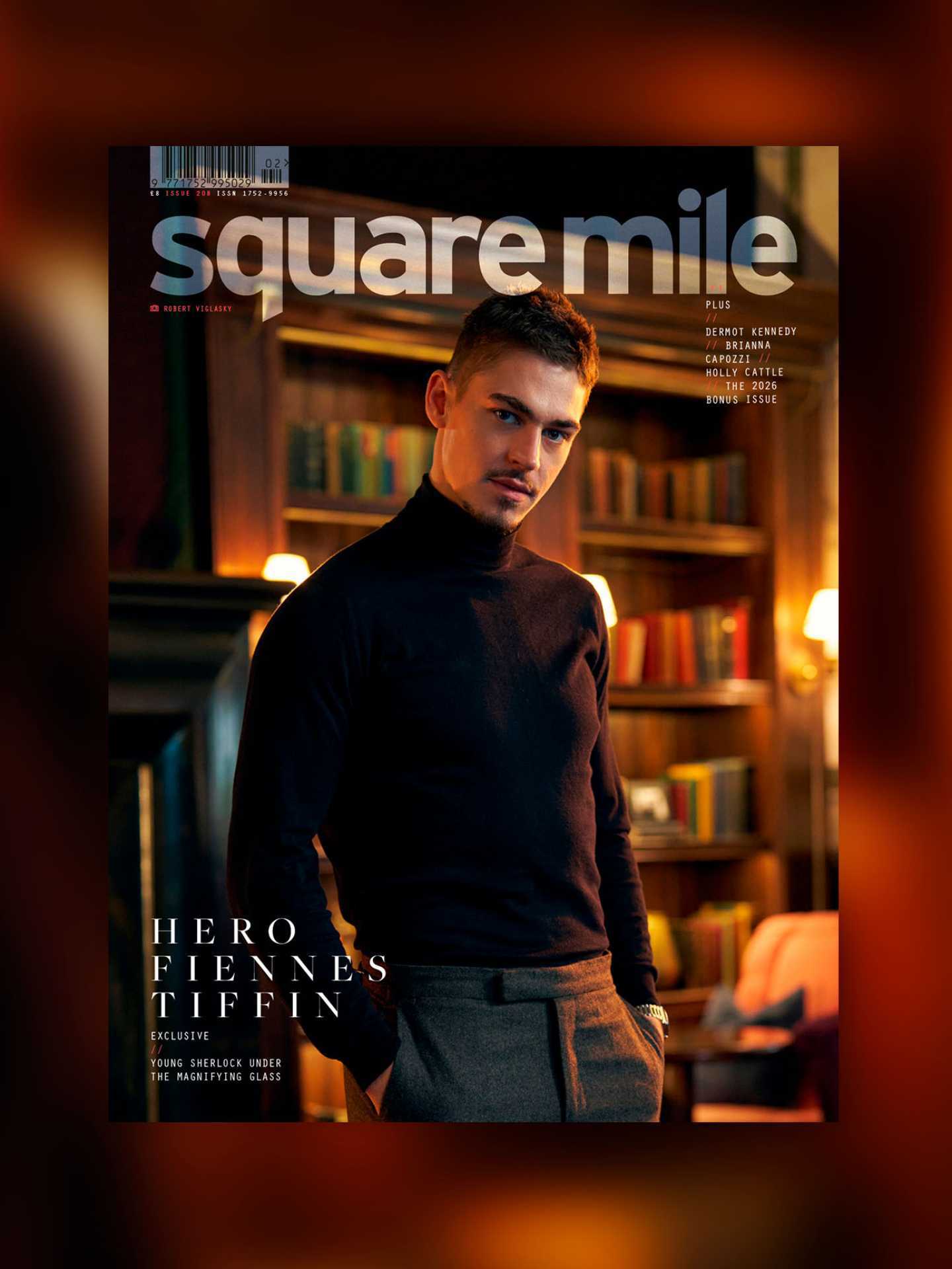 Square Mile - issue 208 - Cover star Hero Fiennes Tiffin photographed by Robert Viglasky