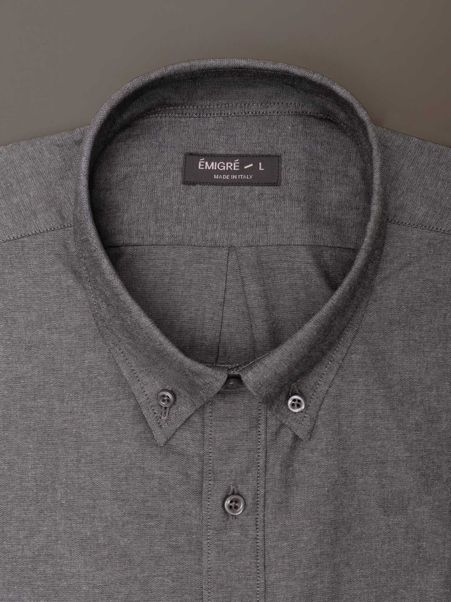 Emigr&eacute; Short Sleeve Studio Oxford Shirt