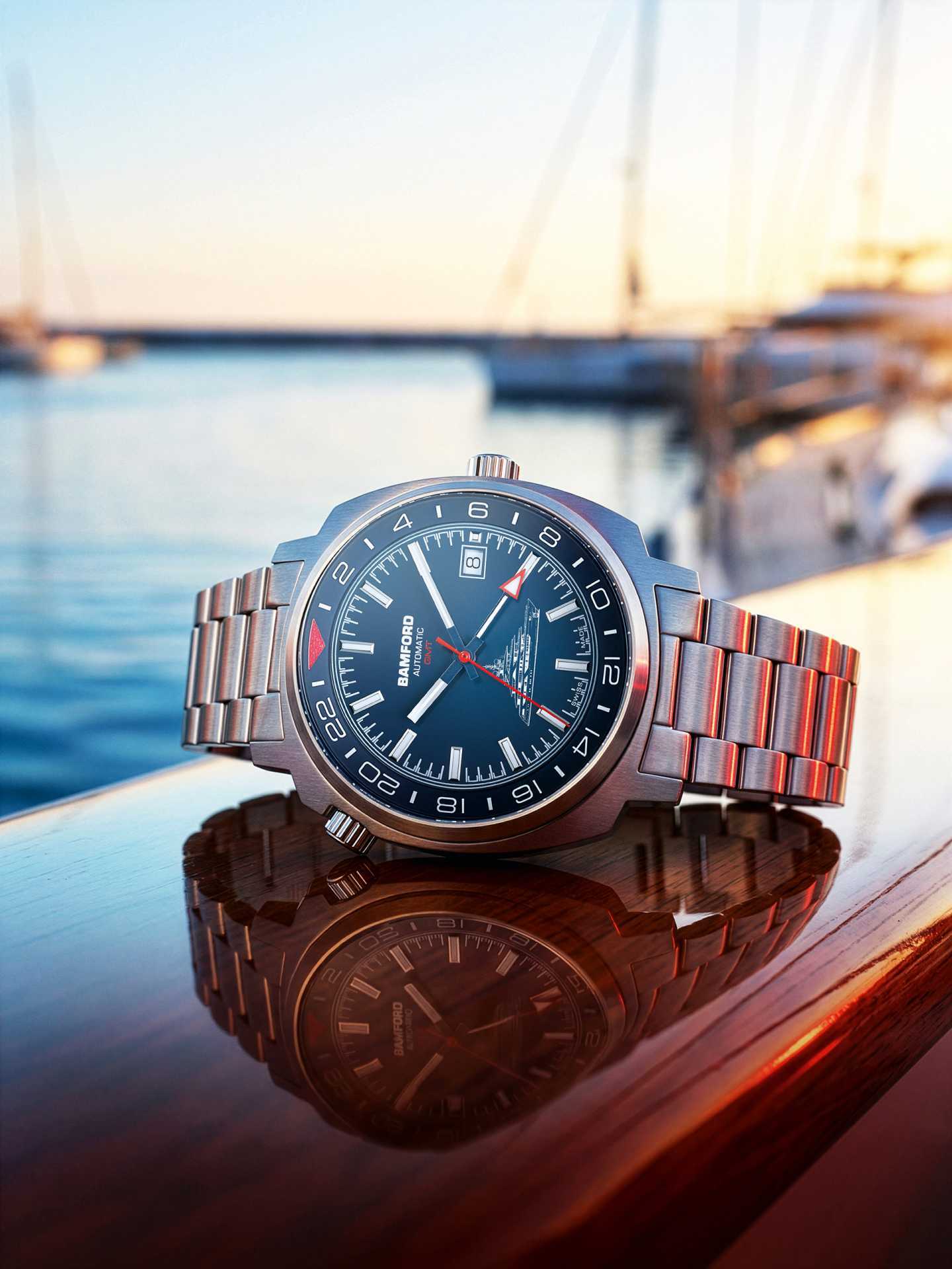 Bamford GMT Steel - Navy, &pound;1,450