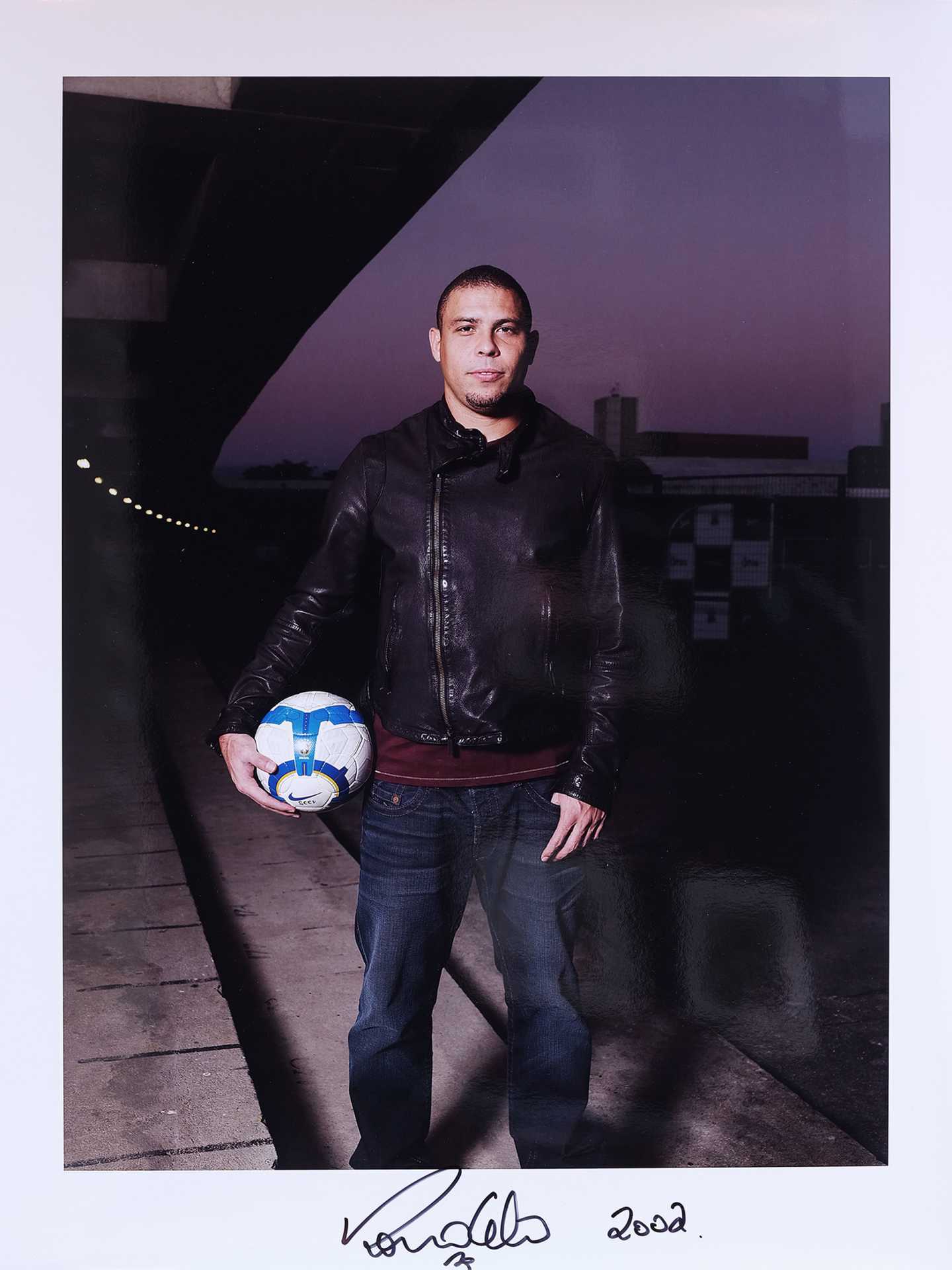 A signed print by Brazil&rsquo;s Ronaldo Nazario, who scored both goals in the 2-0 win over Germany in the 2002 World Cup&trade; Final.