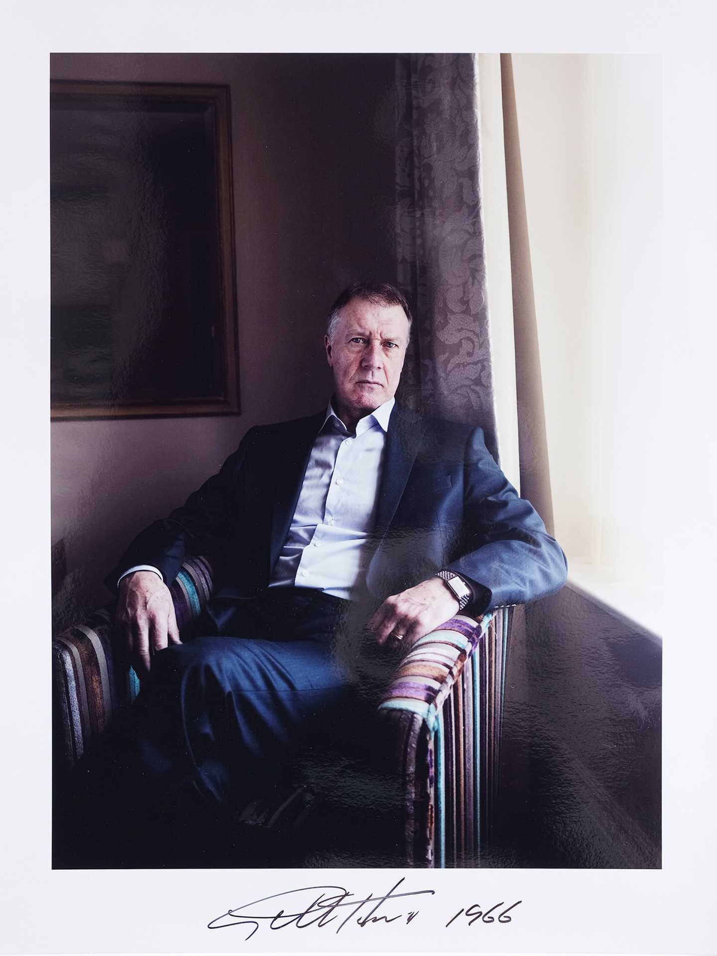 A signed print by Sir Geoff Hurst, who scored a hat-trick for England in the 4-2 win over West Germany in the 1966 World Cup&trade; Final victory.