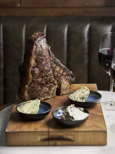 A T-bone steak at The Butcher&rsquo;s Tap & Grill