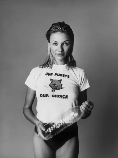 Cameron Diaz, Vogue Homme Magazine, Venice Beach, California,1993