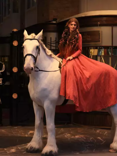 Prophetik London Fashion Week show at Burlington Arcade