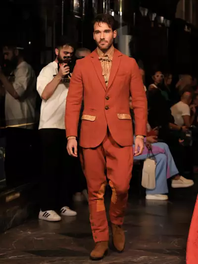 Prophetik London Fashion Week show at Burlington Arcade