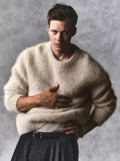 Bill Skarsg&aring;rd models H&M Atelier