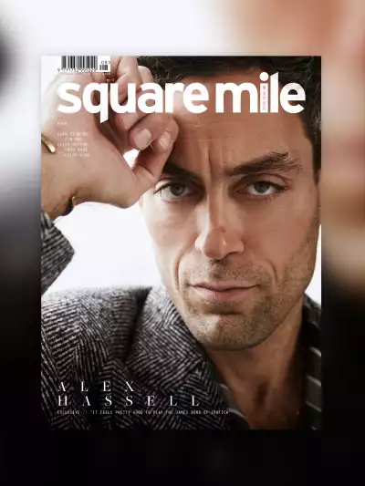 Alex Hassell photographed for Square Mile issue 194 by David Reiss - Newsstand Cover