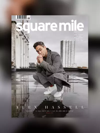 Alex Hassell photographed for Square Mile issue 194 by David Reiss - Collector's Cover