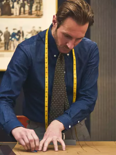 Bespoke tailoring at Huntsman