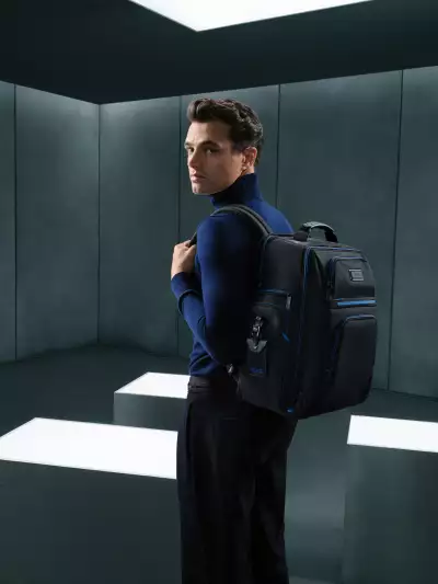 Lando Norris and the TUMI Alpha collection