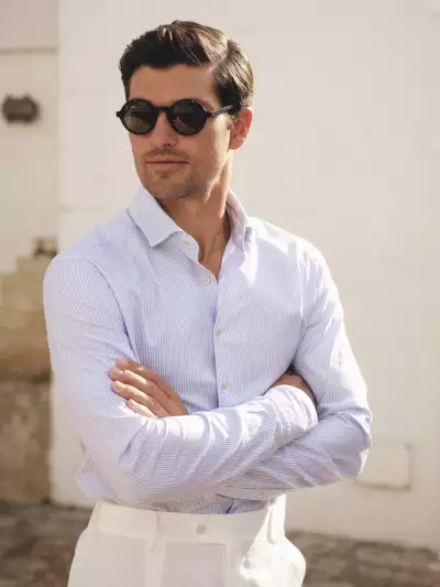 Model wears Stenstr&ouml;ms shirt