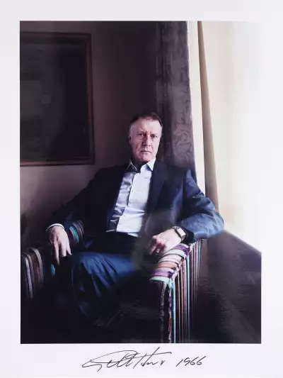 A signed print by Sir Geoff Hurst, who scored a hat-trick for England in the 4-2 win over West Germany in the 1966 World Cup&trade; Final victory.