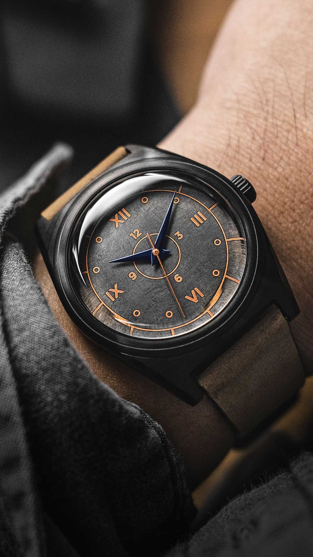 Bespoke Watch Projects copper dial watch