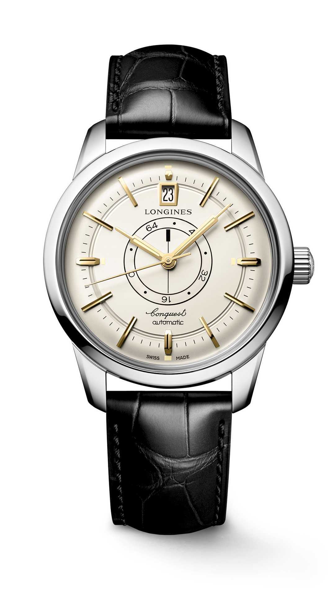 Longines Conquest Heritage Central Power Reserve watch – champagne dial