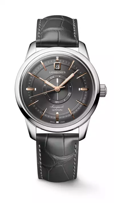 Longines Conquest Heritage Central Power Reserve watch &ndash; anthracite dial